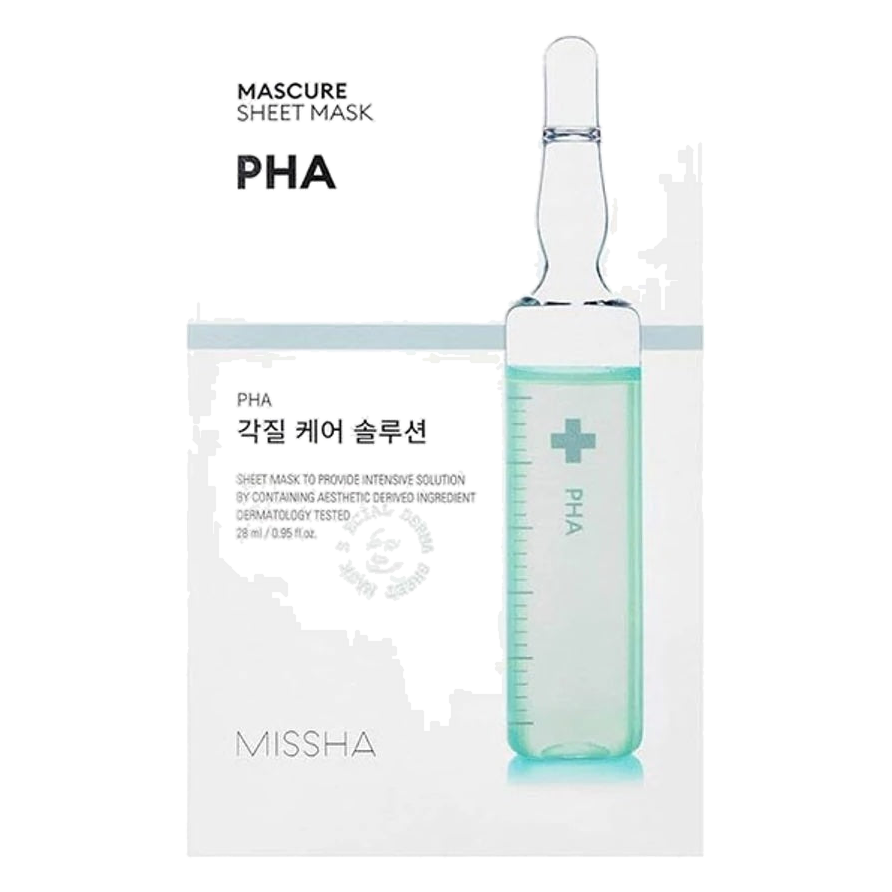 Missha – Mascure Peeling Solution Sheet Mask PHA, 28ml