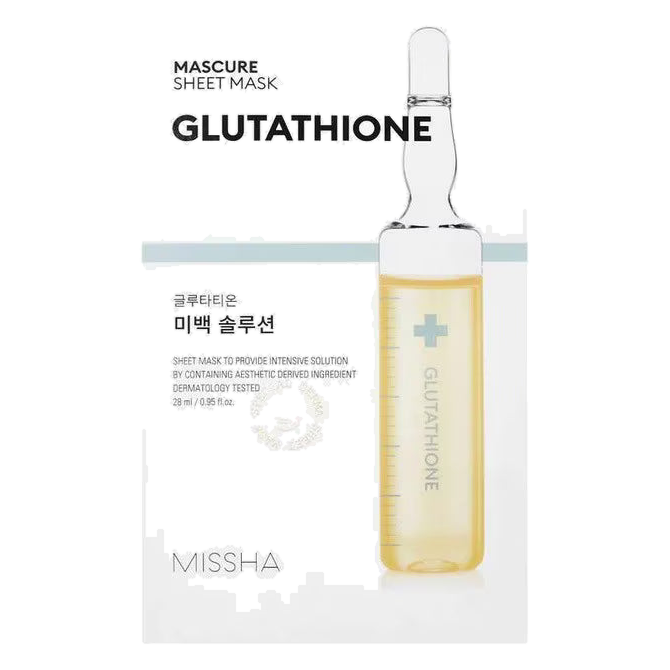 MISSHA – Mascure Solution Sheet Mask, Glutathione, 28ml