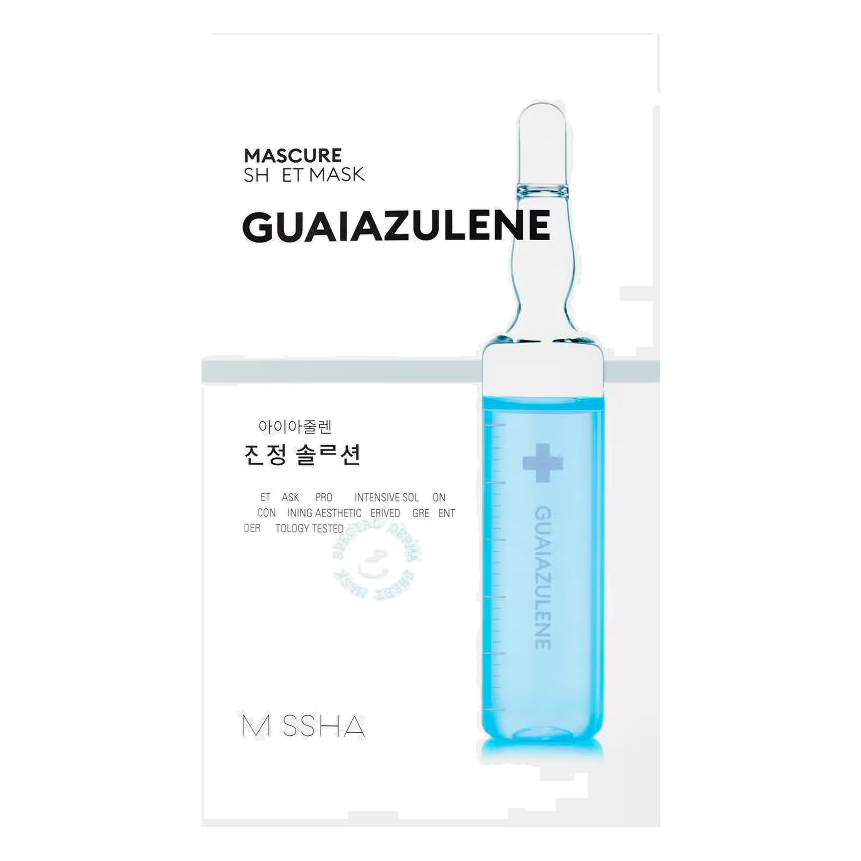 MISSHA – Mascure Solution Sheet Mask, Guaiazulene, 28ml