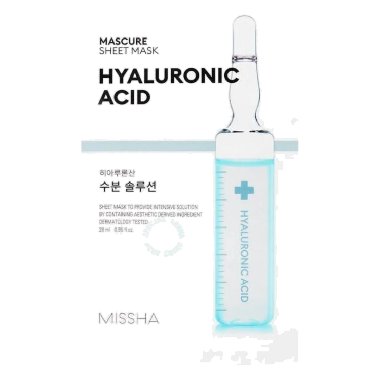 MISSHA – Mascure Solution Sheet Mask, Hyaluronic Acid, 28ml