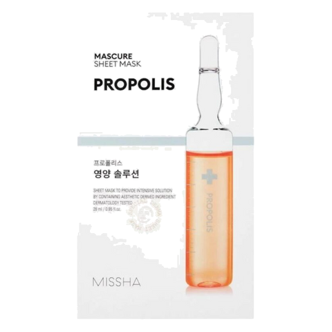 MISSHA – Mascure Solution Sheet Mask, Propolis, 28ml