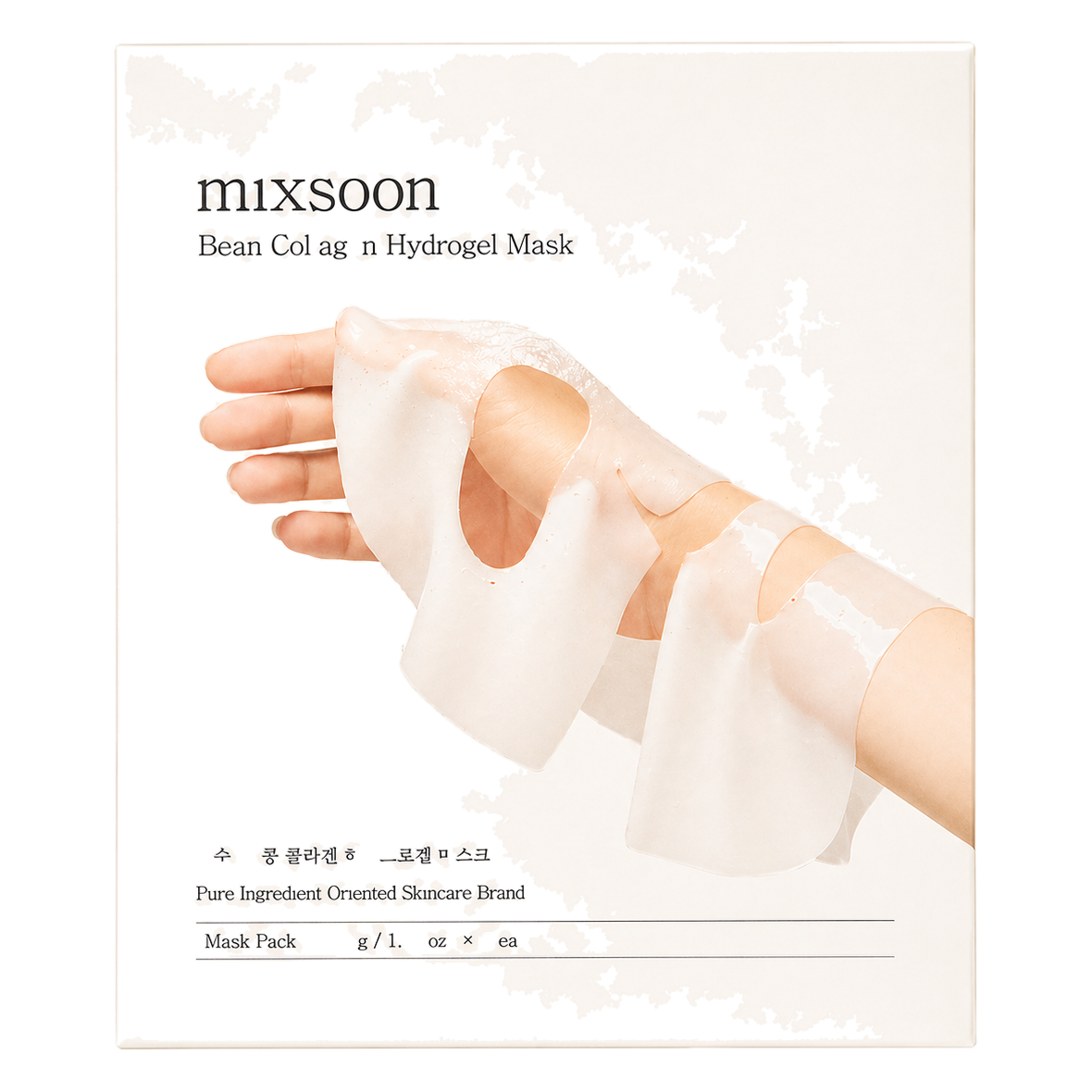 Mixsoon – Bean Collagen Hydrogel Mask Pack, 5 sheets