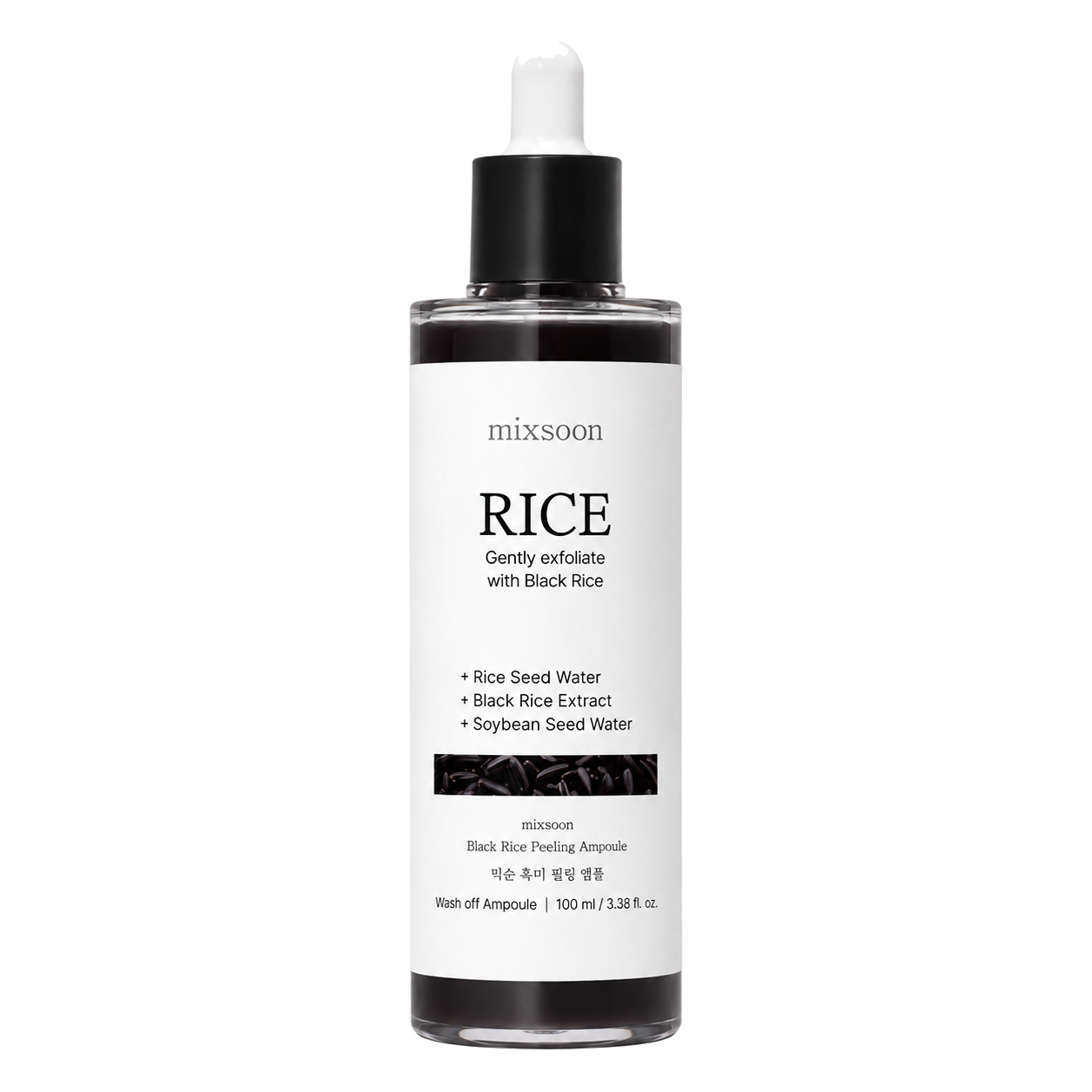 Mixsoon – Black Rice Peeling Ampoule, 100ml