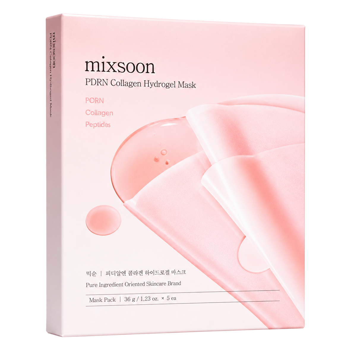 Mixsoon – PDRN Collagen Hydrogel Mask, 5 sheets