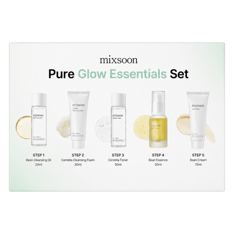 Mixsoon – Pure Glow Essentials Set, 5 items
