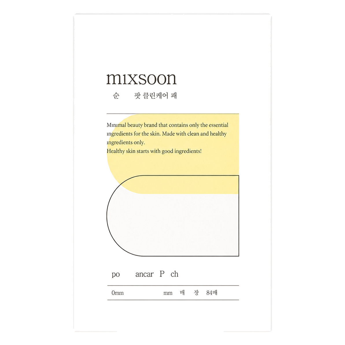 Mixsoon – Spot Cleancare Patch, 84 patches
