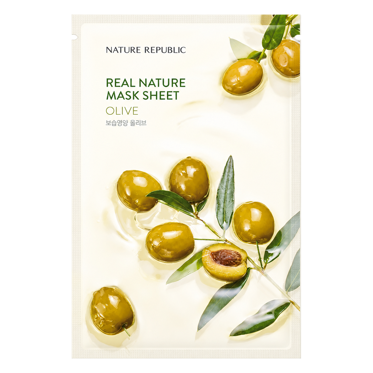 Nature Republic – Real Nature Mask Sheet Olive, 1 sheet