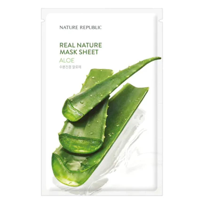 Nature Republic – Real Nature Sheet Mask, Aloe, 23ml, 1 piece