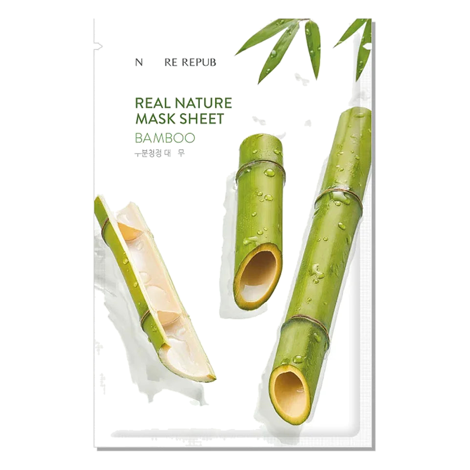 Nature Republic – Real Nature Sheet Mask, Bamboo, 23ml, 1 piece