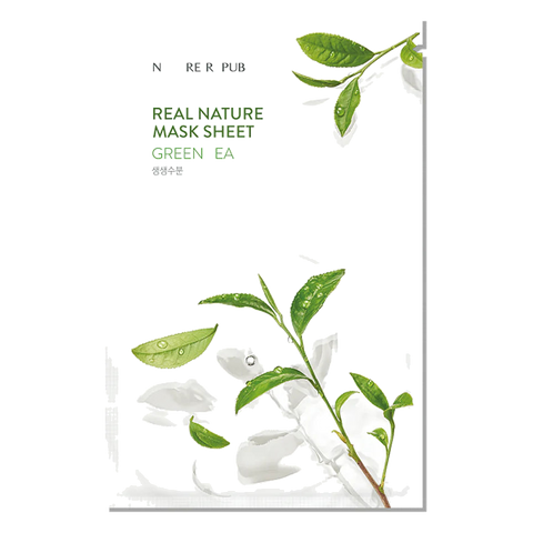 Nature Republic – Real Nature Sheet Mask, Green Tea, 23ml, 1 piece