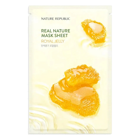 Nature Republic – Real Nature Sheet Mask, Royal Jelly, 23ml 1 piece