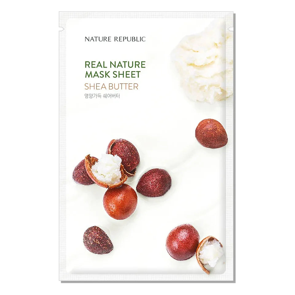 Nature Republic – Real Nature Sheet Mask, Shea Butter, 23ml, 1 piece
