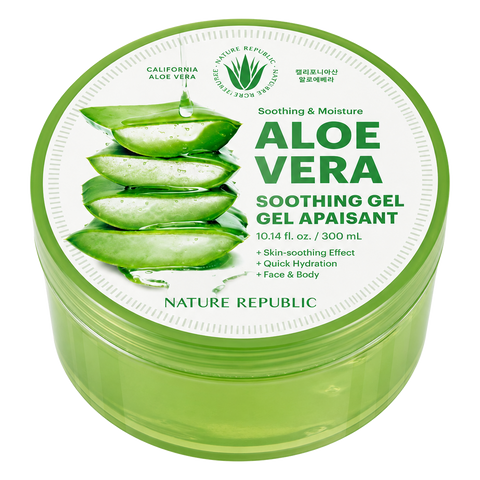 Nature Republic – Soothing & Moisture Aloe Vera Soothing Gel, 300ml