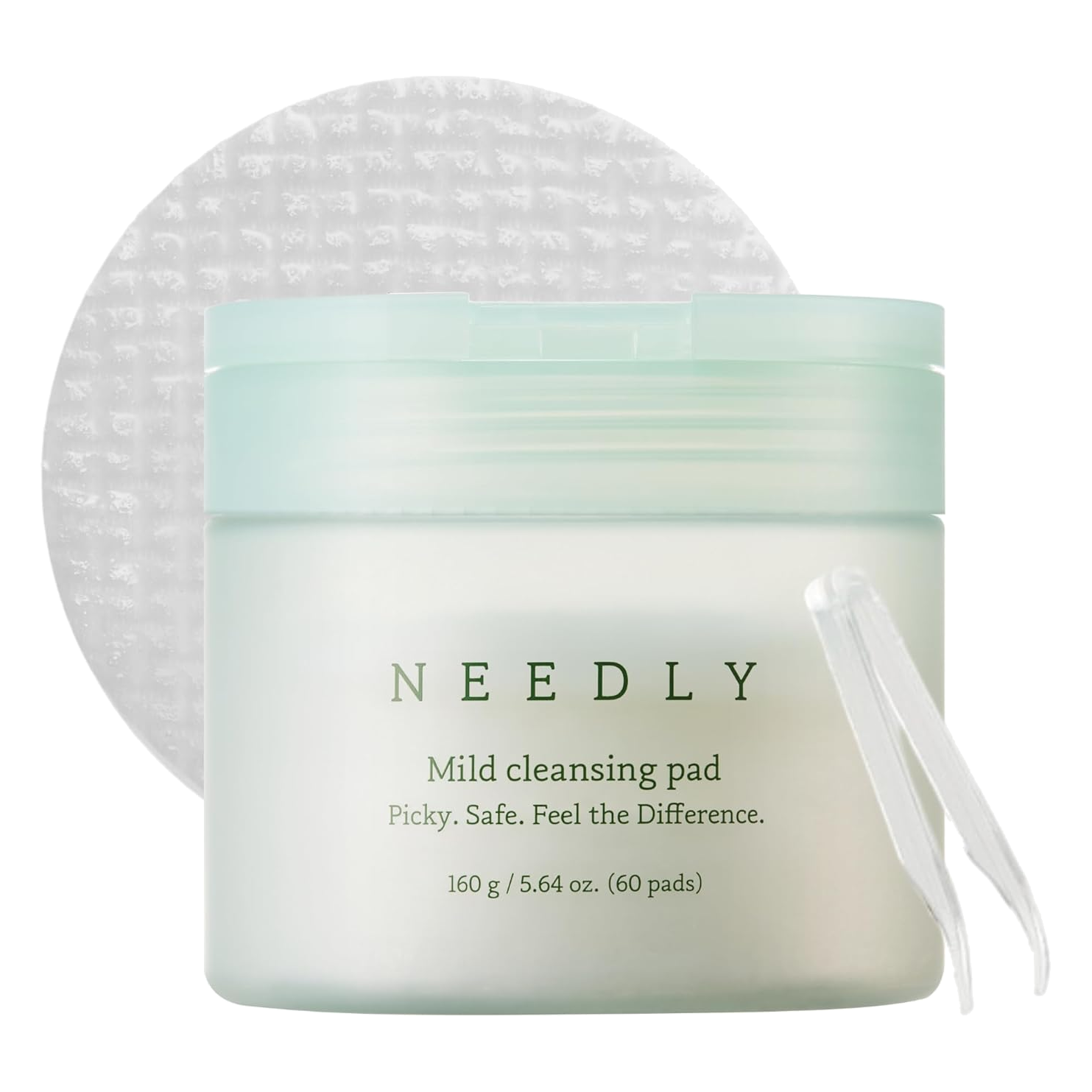 NEEDLY – Mild Cleansing Pad, Makeup Remover, 60 pcs
