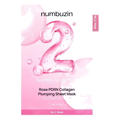 Numbuzin – No.2 Rose PDRN Collagen Plumping Sheet Mask, 1 piece