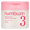 Numbuzin – No.3 Bifida Bakuchiol Exfoliating Toner Pads, 190ml (70 pads)