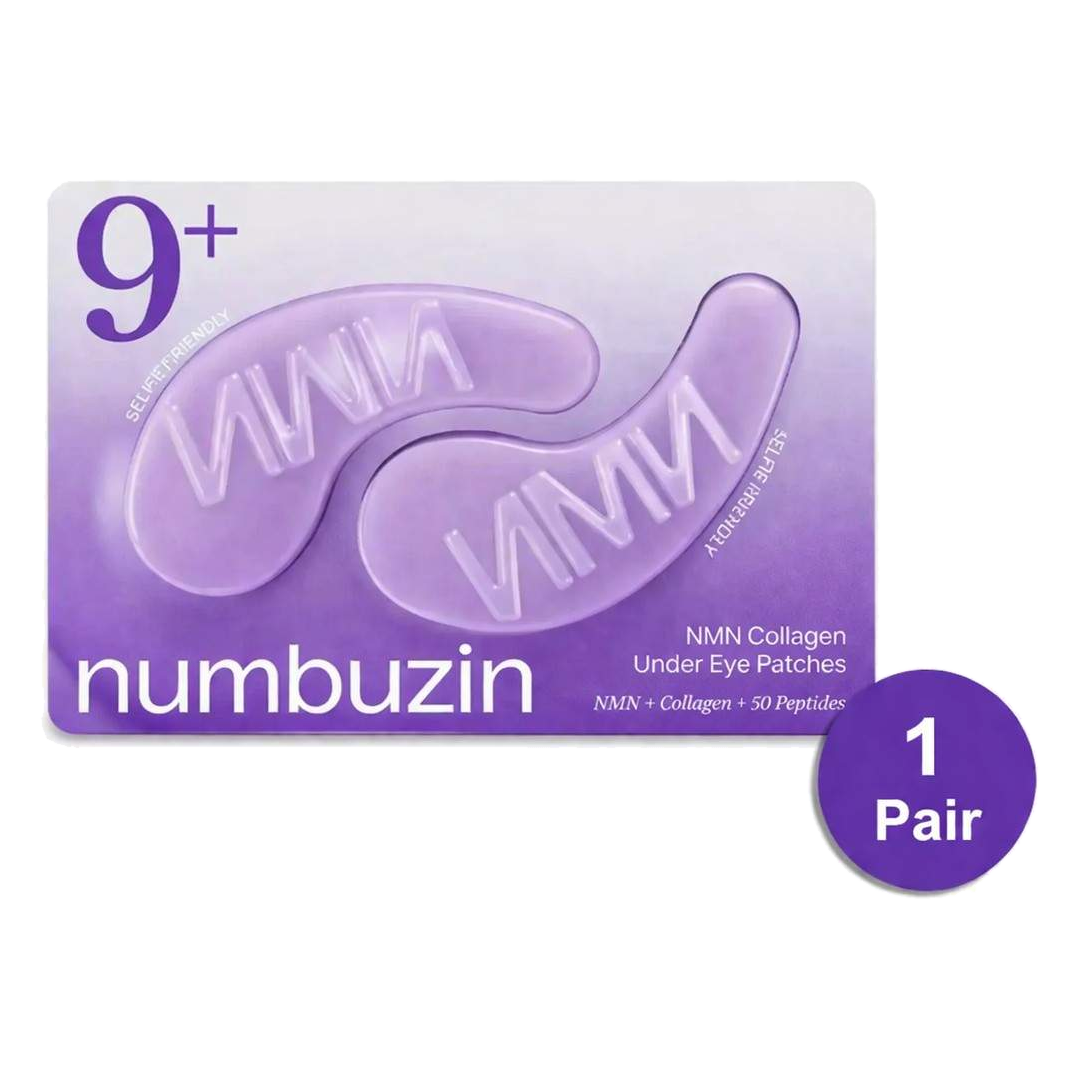 Numbuzin – No.9 NAD+ Collagen Under Eye Patches, 1 pair