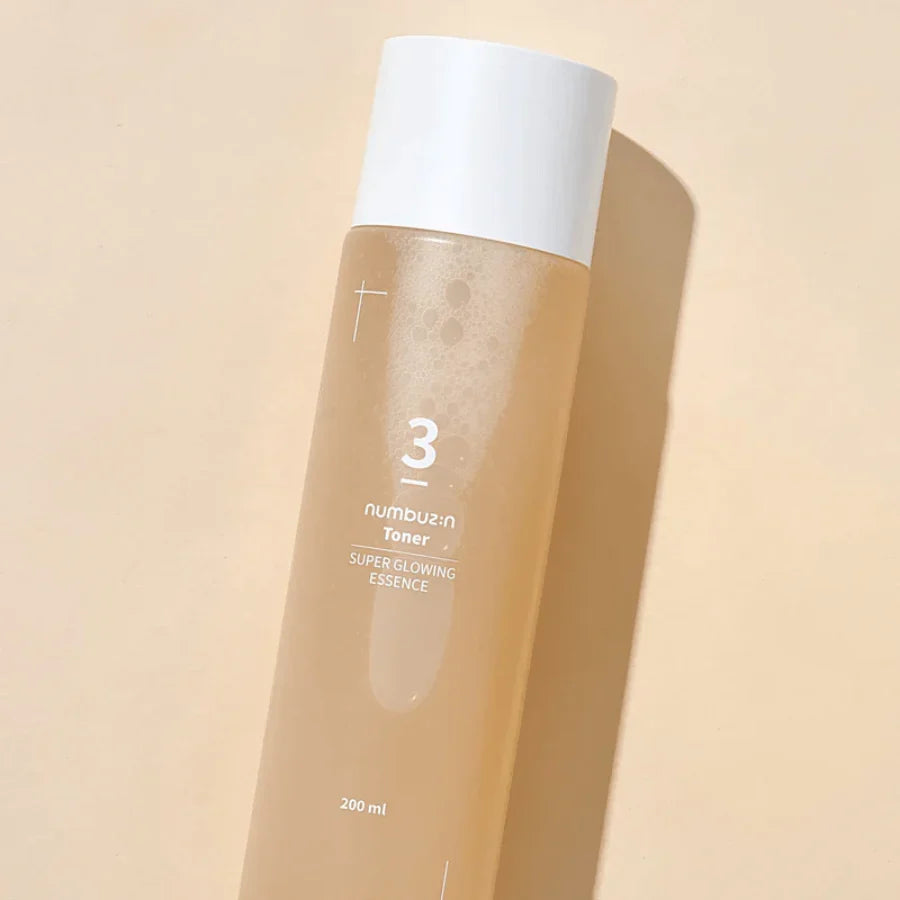 Numbuzin No.3 Super Glowing Essence Toner 200ml — Wholesale