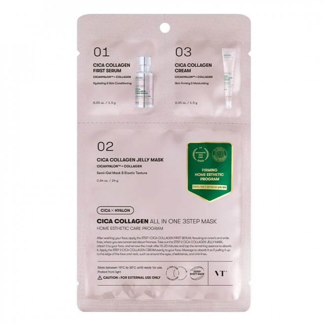 VT Cosmetics – Cica Collagen All in One 3-Step Nourishing