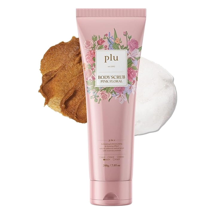 plu – Body Scrub Pink Floral, 200g