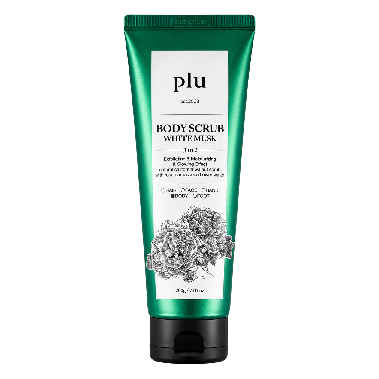 Plu – Body Scrub White Musk, 200g