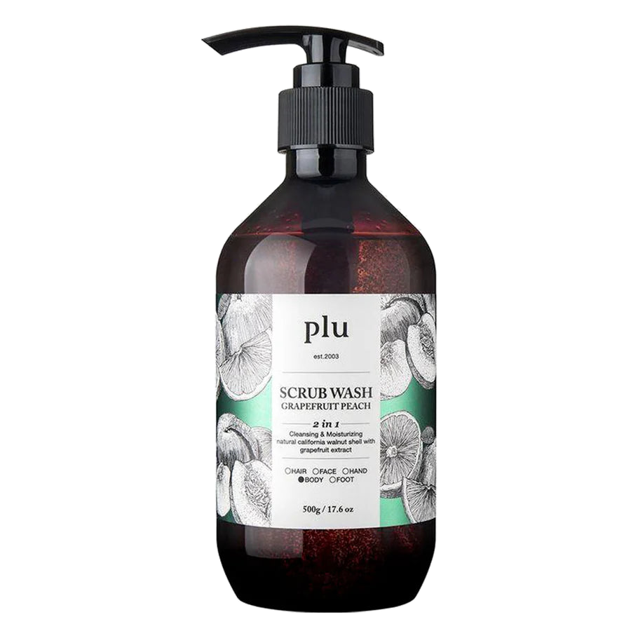 plu – Scrub Wash Grapefruit Peach, 500ml