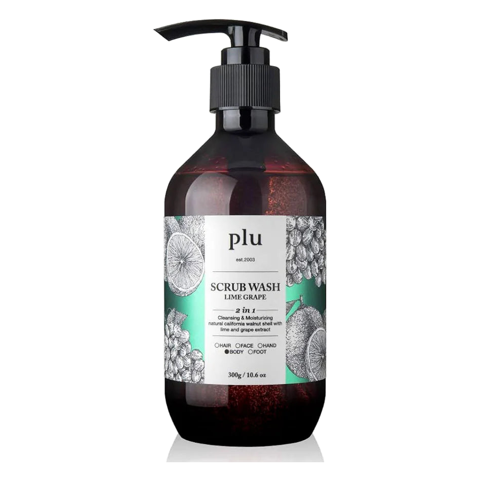 plu – Scrub Wash Lime Grape, 500ml