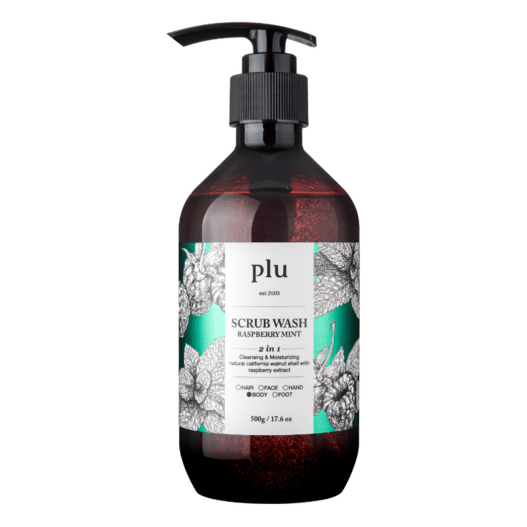plu – Scrub Wash Raspberry Mint, 500g