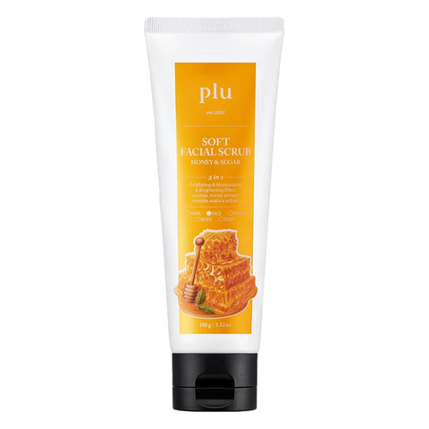 plu – Soft Facial Scrub Honey and Sugar, 100g
