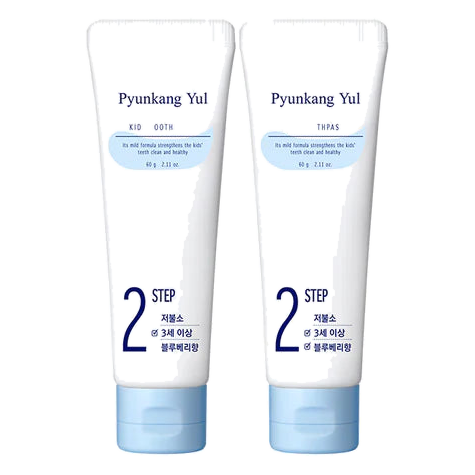 Pyunkang Yul – Kids Toothpaste, Blueberry, 2 x 60g