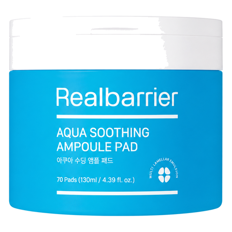 Realbarrier – Aqua Soothing Ampoule Pad, 130ml, 70ea