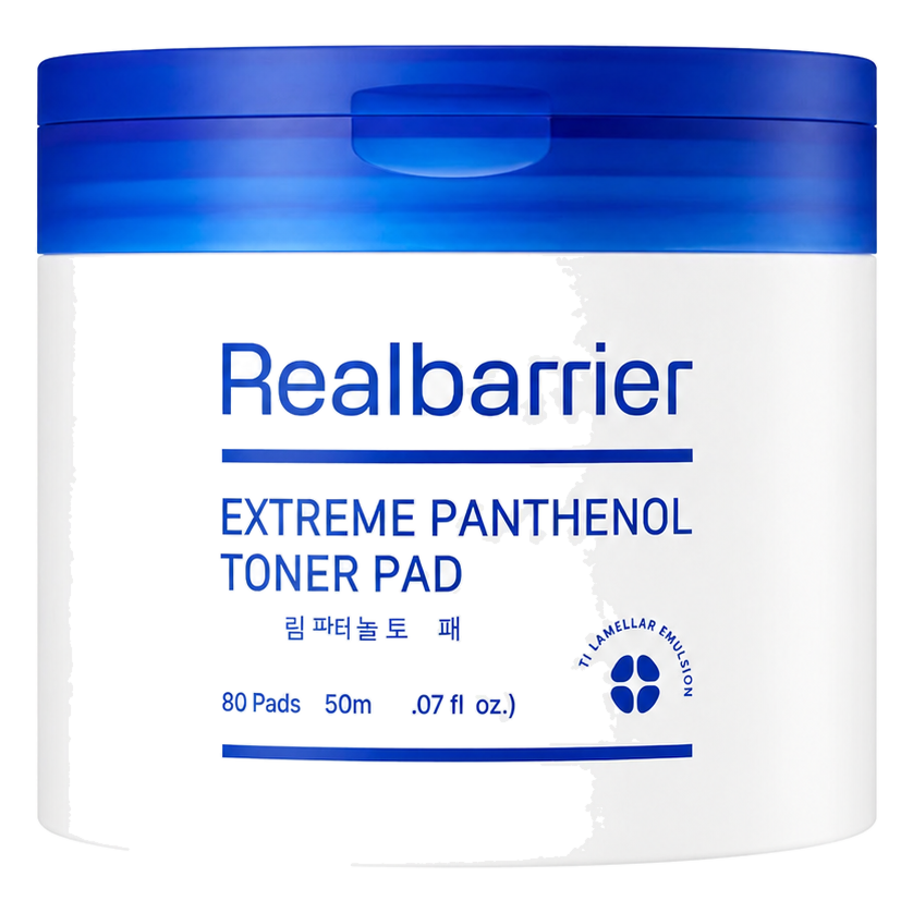 Realbarrier – Extreme Panthenol Toner Pad, 150ml/80ea