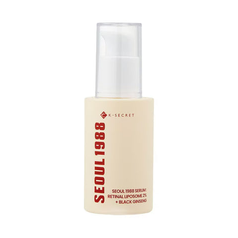 K-SECRET – SEOUL 1988 Serum: Retinal Liposome 2% + Black Ginseng, 30ml