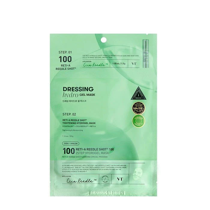 VT Cosmetics – Reti-A Reedle Shot 100 2-Step Hydrogel Mask