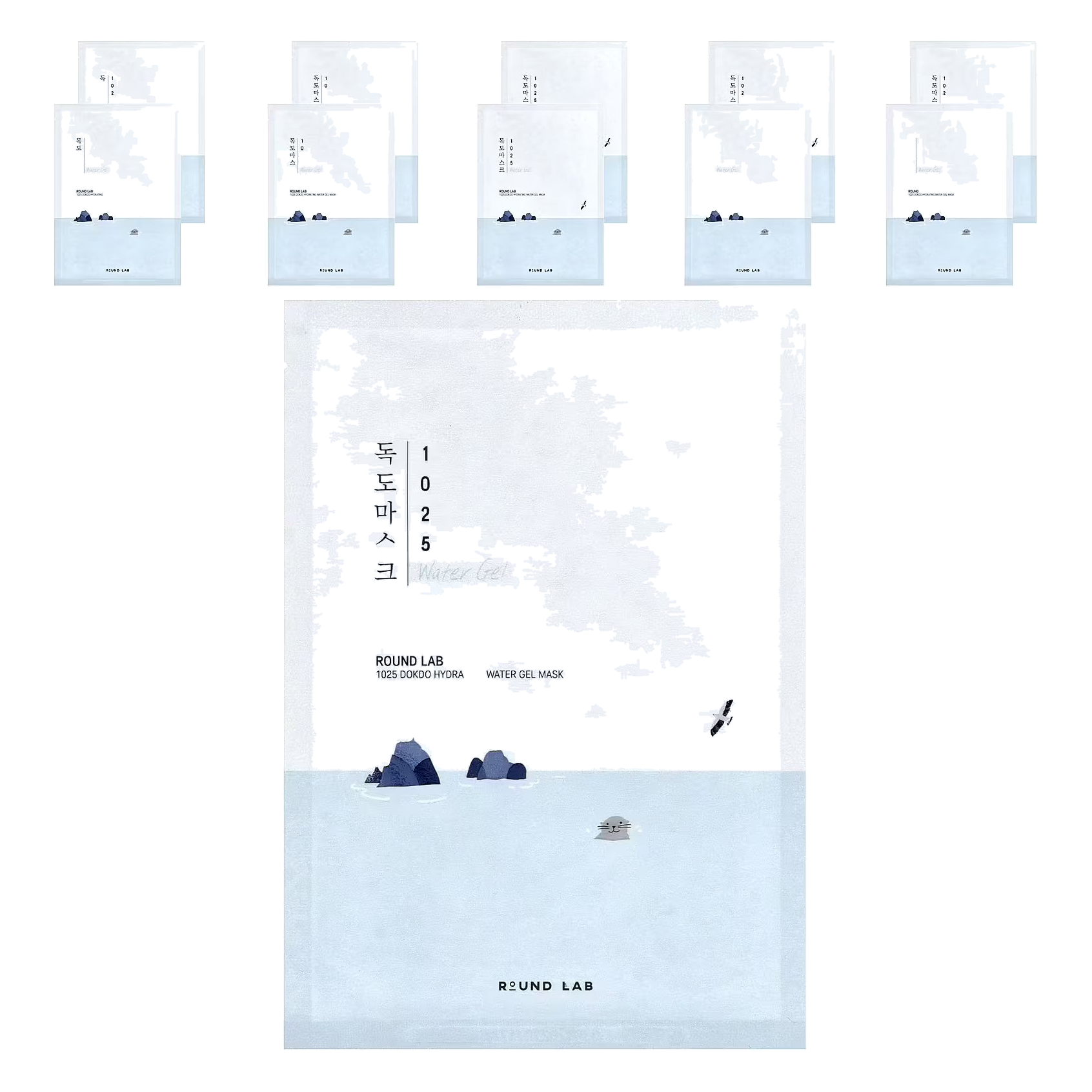 Round Lab – 1025 Dokdo Hydrating Water Gel Mask – 10 sheet pack