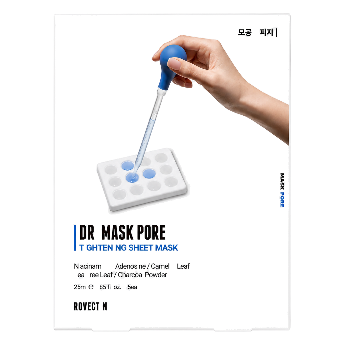 ROVECTIN – Dr. Mask Pore Tightening Sheet Mask, 5 sheets