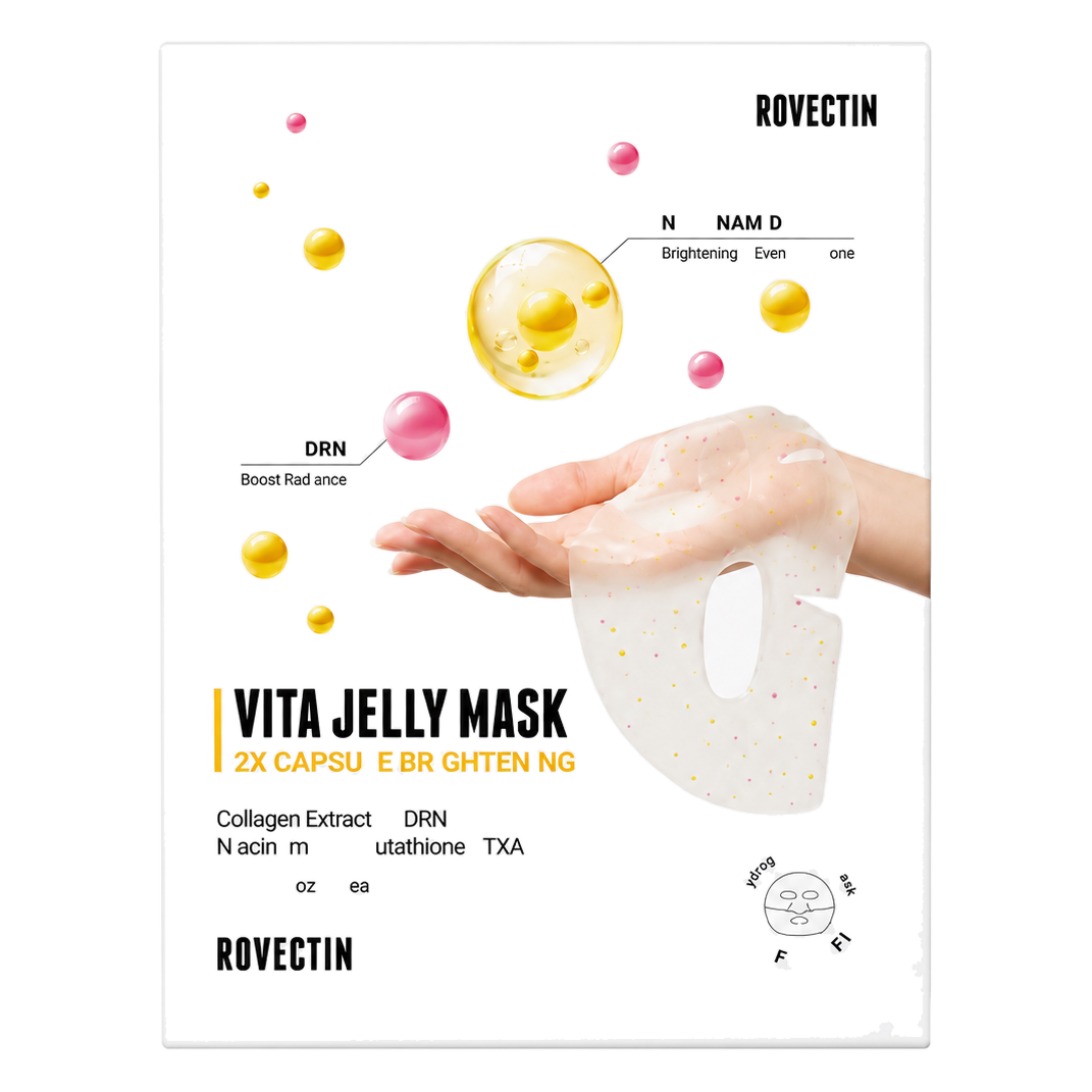 ROVECTIN – Vita Jelly Mask 2x Capsule Brightening, 3 sheets