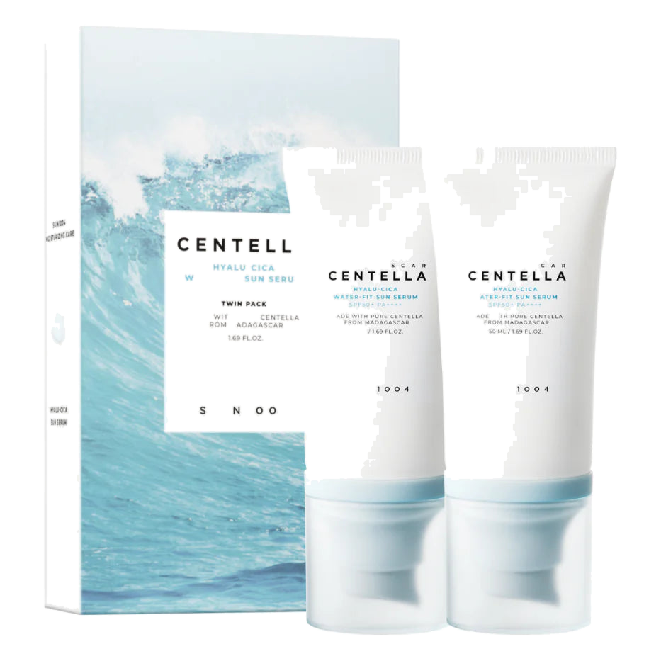 SKIN1004 – Twin Pack: Madagascar Centella Hyalu-Cica Water-Fit Sun Serum, 50ml