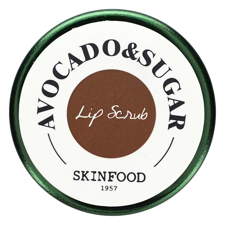 SKINFOOD – Lip Scrub, Avocado & Sugar, 0.5 Oz (14 G)