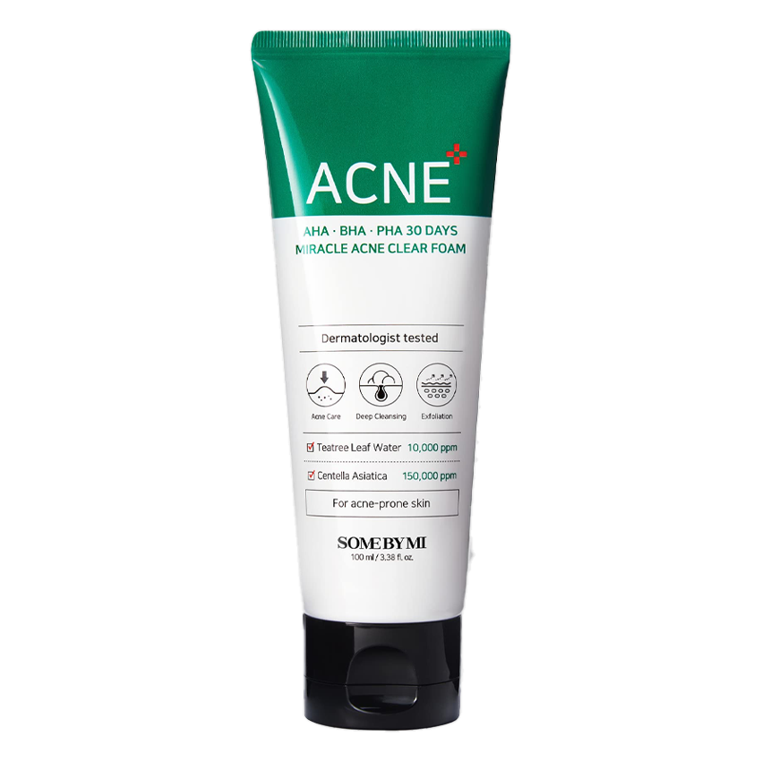 SOME BY MI – AHA-BHA-PHA 30 Days Miracle Acne Clear Foam – 100ml