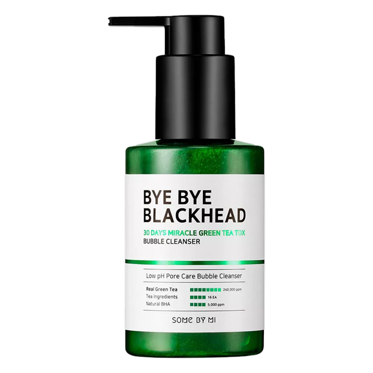 SOME BY MI – Bye Bye Blackhead 30 Days Miracle Green Tea Tox Bubble Cleanser – 120g