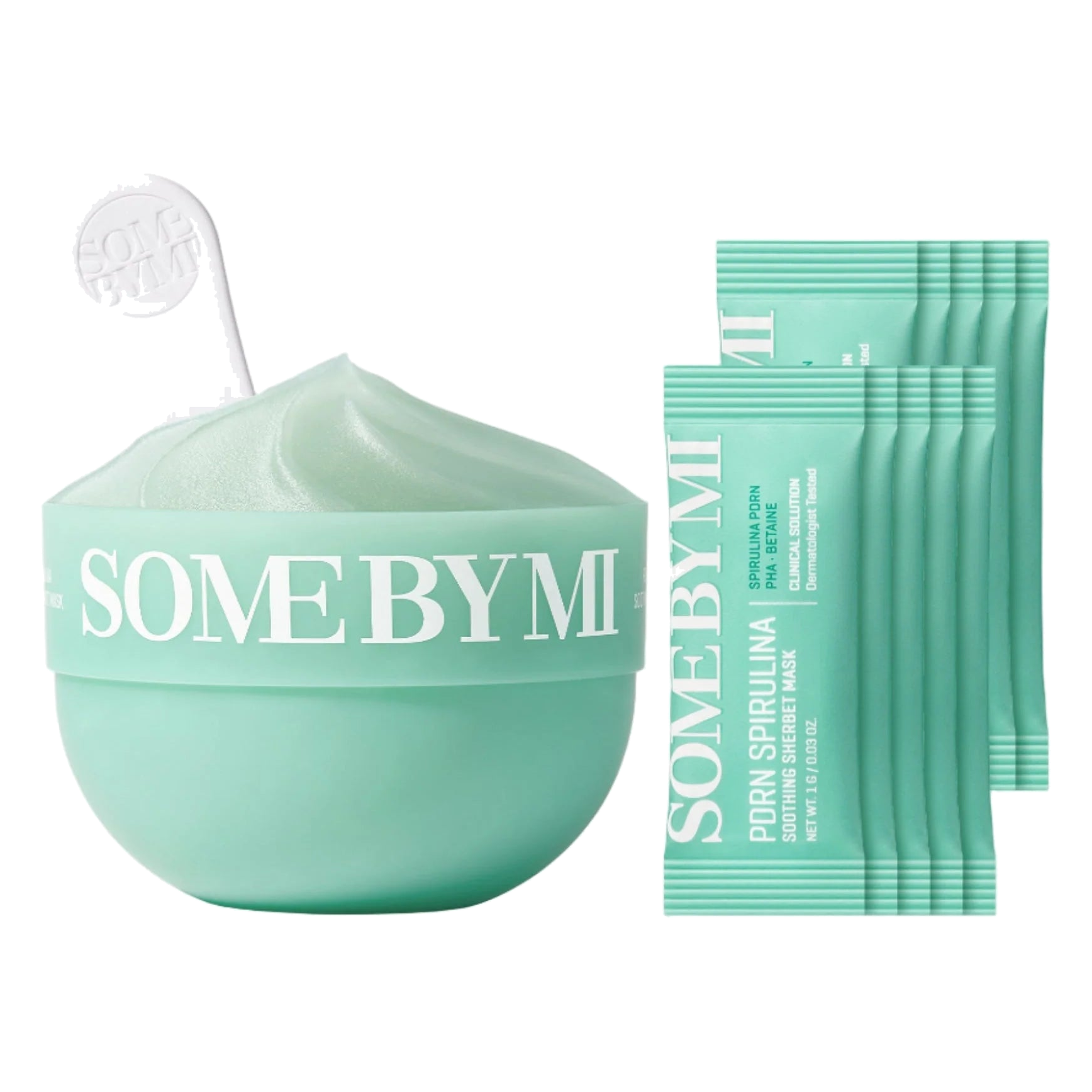 SOME BY MI – PDRN Spirulina Soothing Sherbet Mask – 1g*10ea