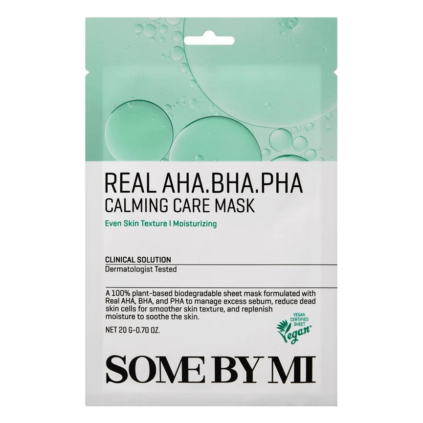 SOME BY MI – Real AHA-BHA-PHA Calming Care Mask – 1pc