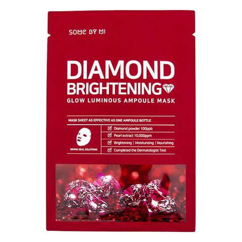 SOME BY MI – Red Diamond Brightening Glow Luminous Ampoule Mask, 25g, 1 piece