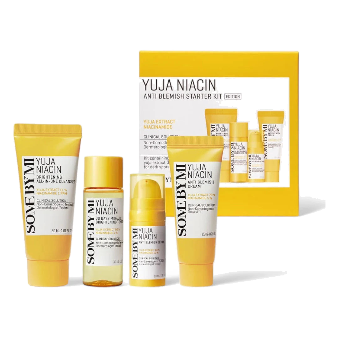 SOME BY MI – Yuja Niacin Anti Blemish Starter Kit Edition – 4 items