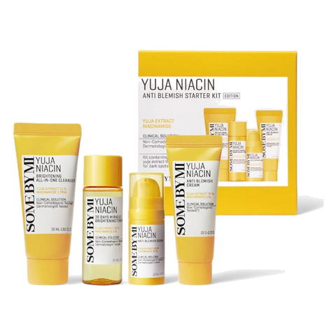 SOME BY MI – Yuja Niacin Anti Blemish Starter Kit Edition – 4 items
