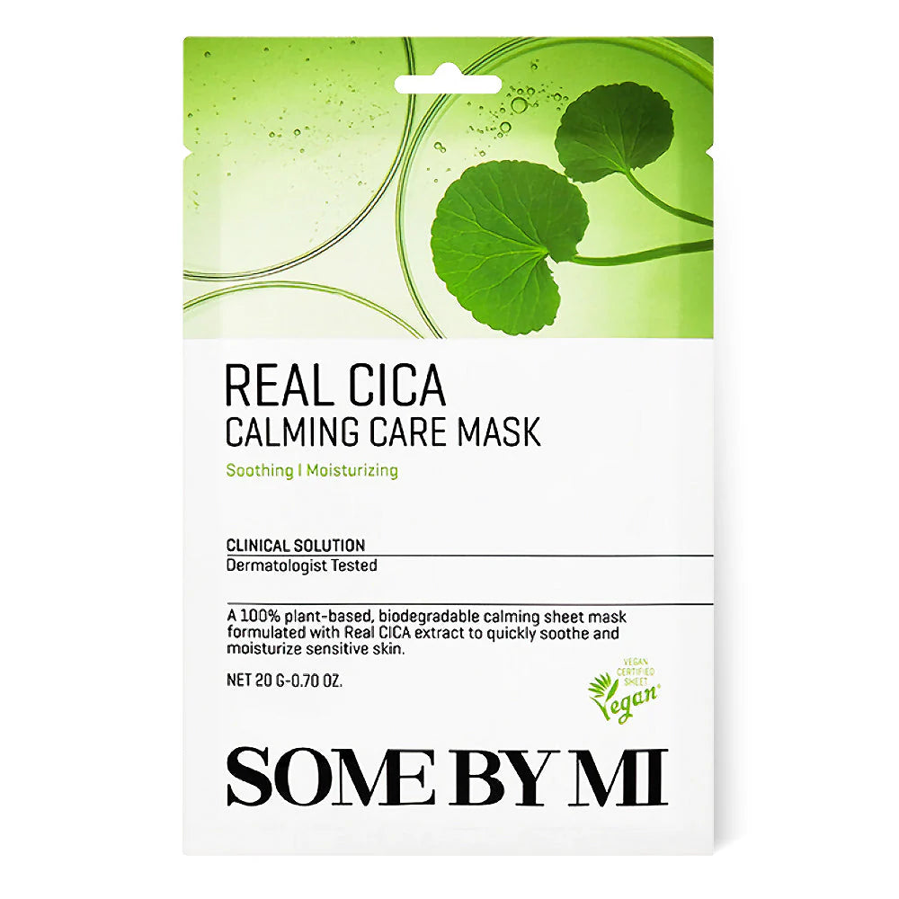 SOME BY MY – Real Cica Calming Care Mask – 20g