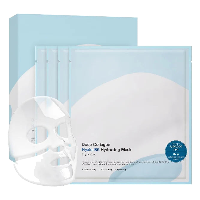Sungboon Editor – Deep Collagen Hyalu-B5 Hydrating Mask – 37g x 4pcs