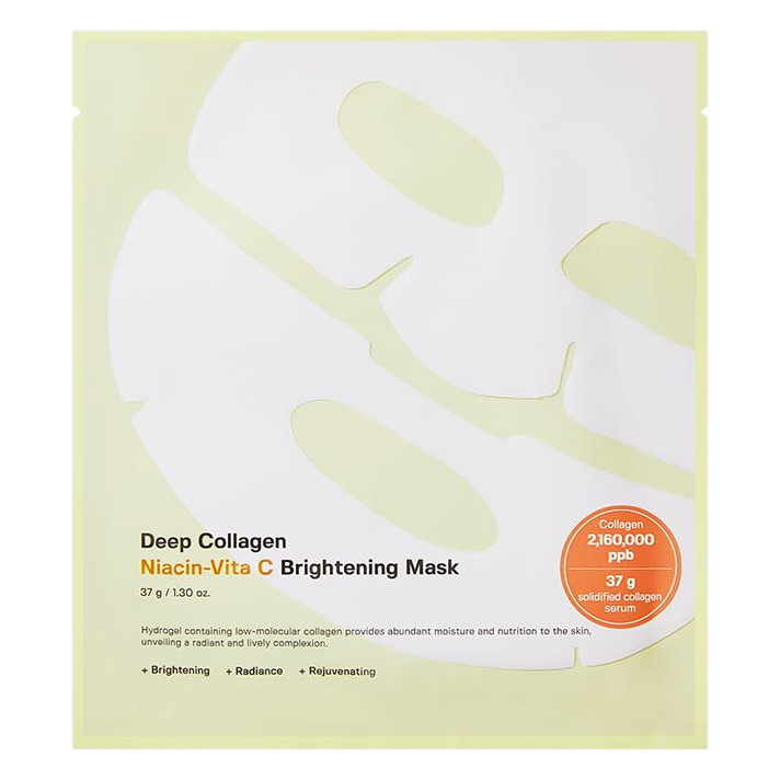 Sungboon Editor – Deep Collagen Niacin Vitamin C Brightening Mask, 1 sheet
