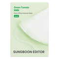 Sungboon Editor – Green Tomato NMN Pore Lifting Ampoule Mask, 10 Sheets